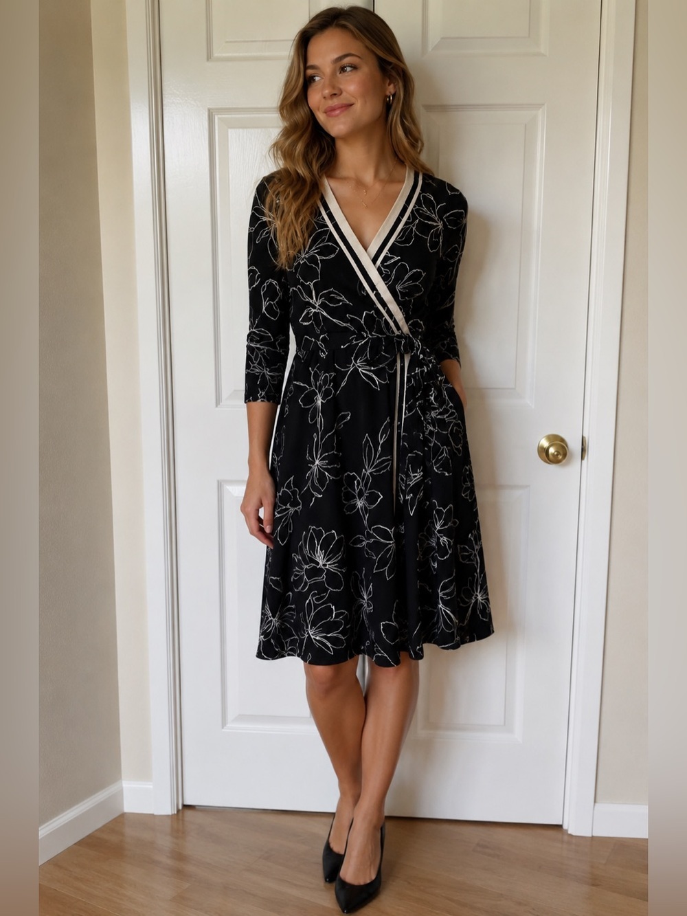 Le Château XS Elegant Lined Dress